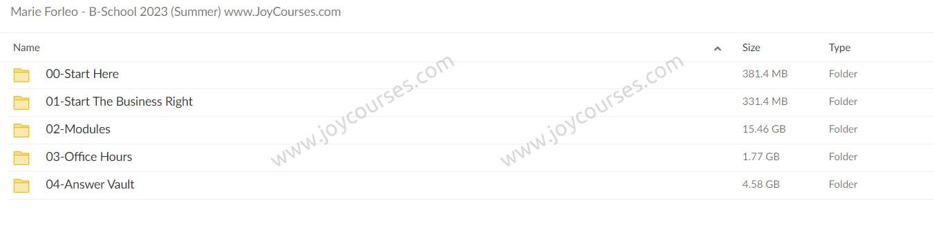 Marie Forleo - B-School 2023 (Summer)