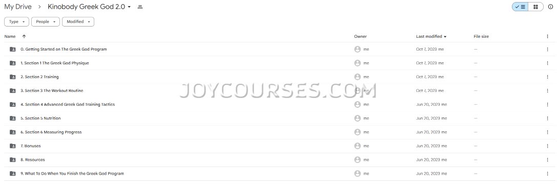 Kinobody – Greek God 2.0 Program