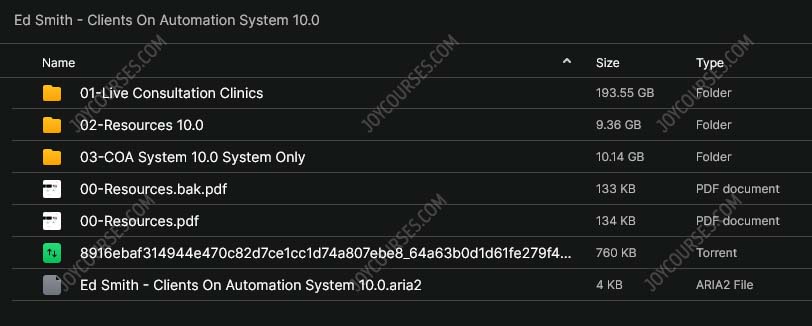 Ed Smith – Clients On Automation System 10.0