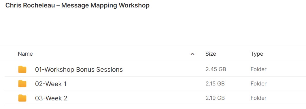 Chris Rocheleau – Message Mapping Workshop